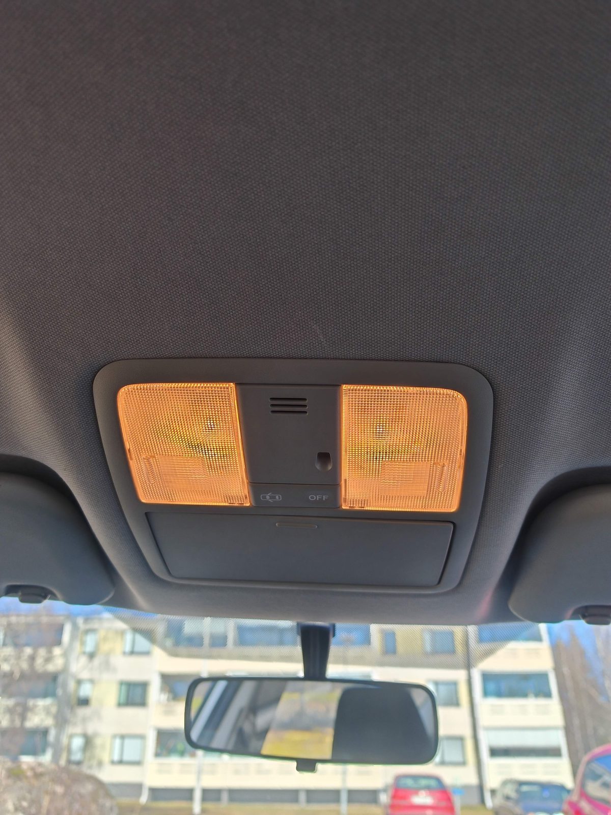 Full interior from rear