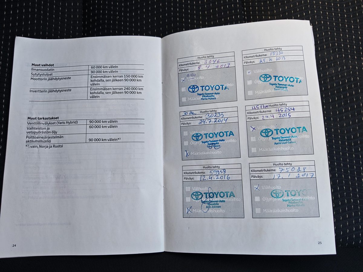 Service stamps page 1